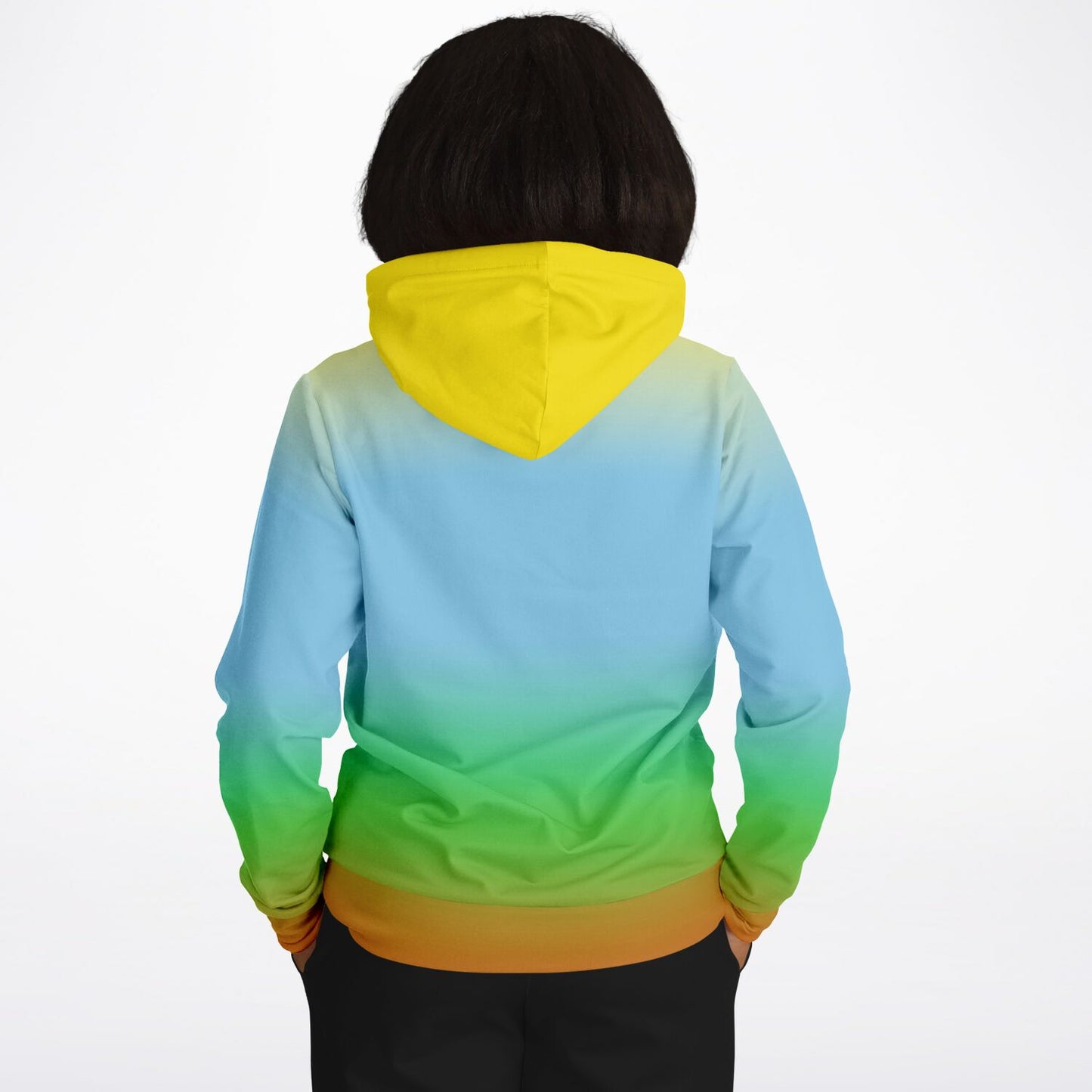 Village Fence Colorful Hoodie Unisex