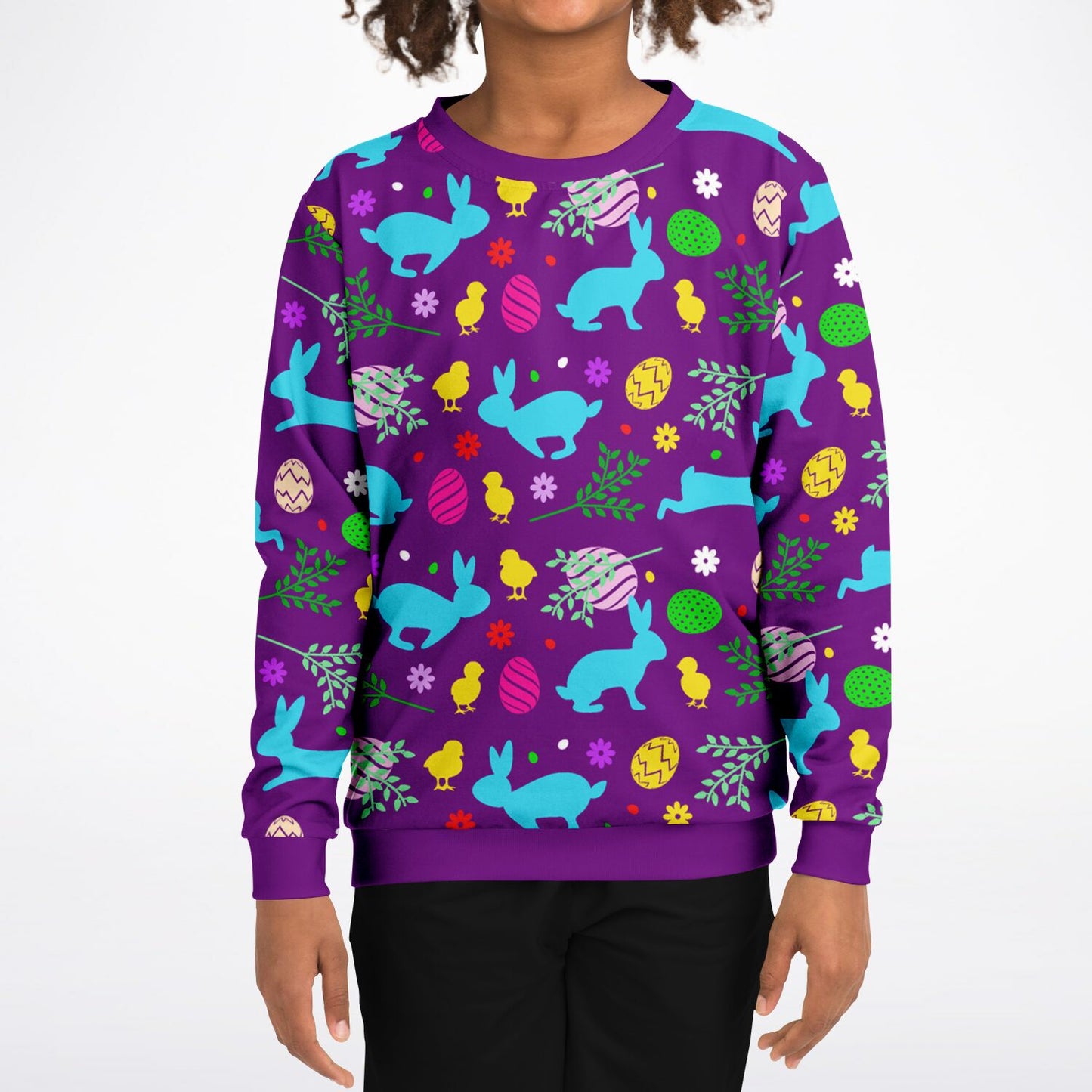 Easter Bunnies Kids Sweatshirt (2 colors)