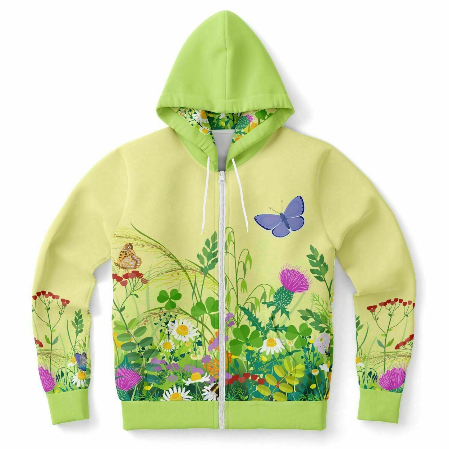 Summer Field Zip Hoodie Unisex