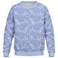 Waves Kids Poly Sweatshirt Light Blue