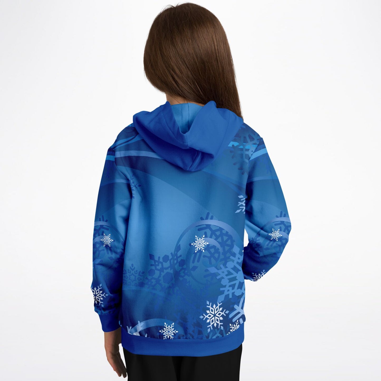 Blue Snowflakes Kids Hoodie - 2 options