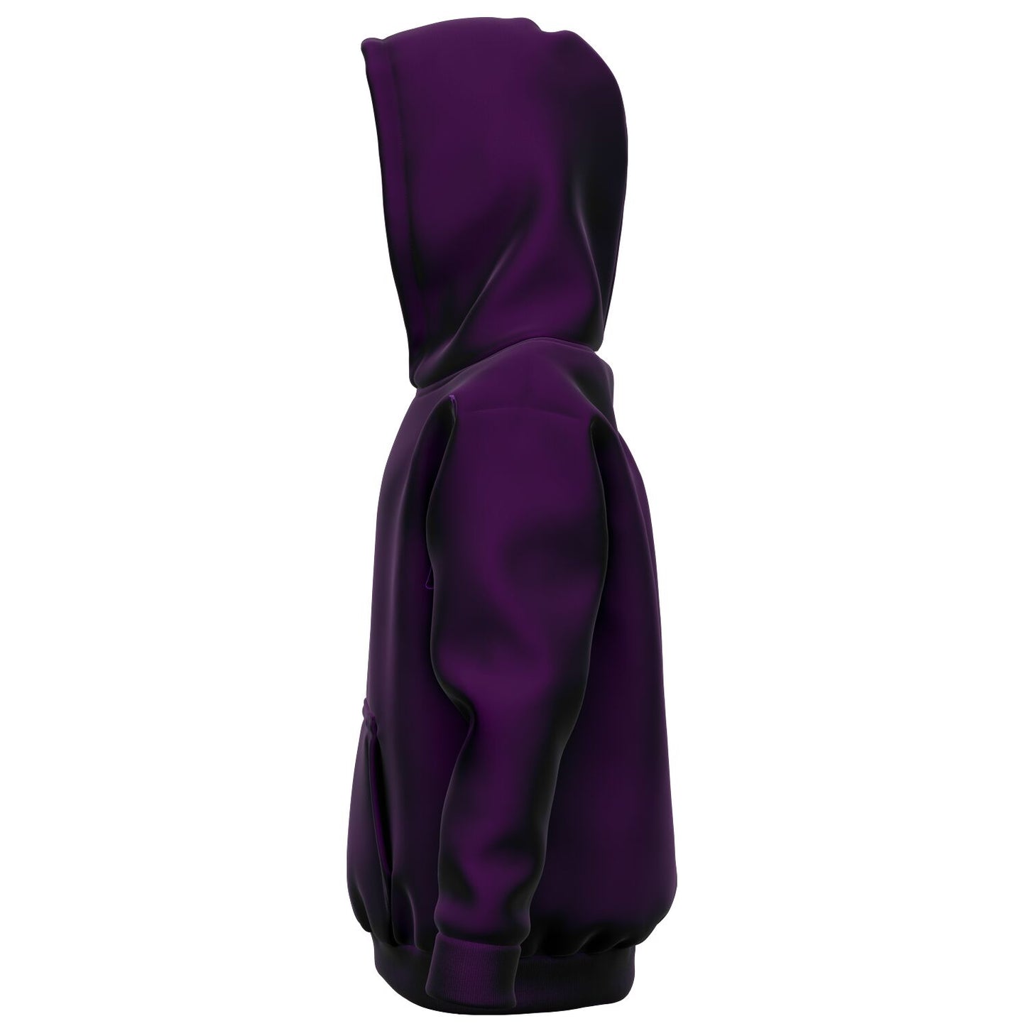 Purple Gymnast Girl Kids Hoodie