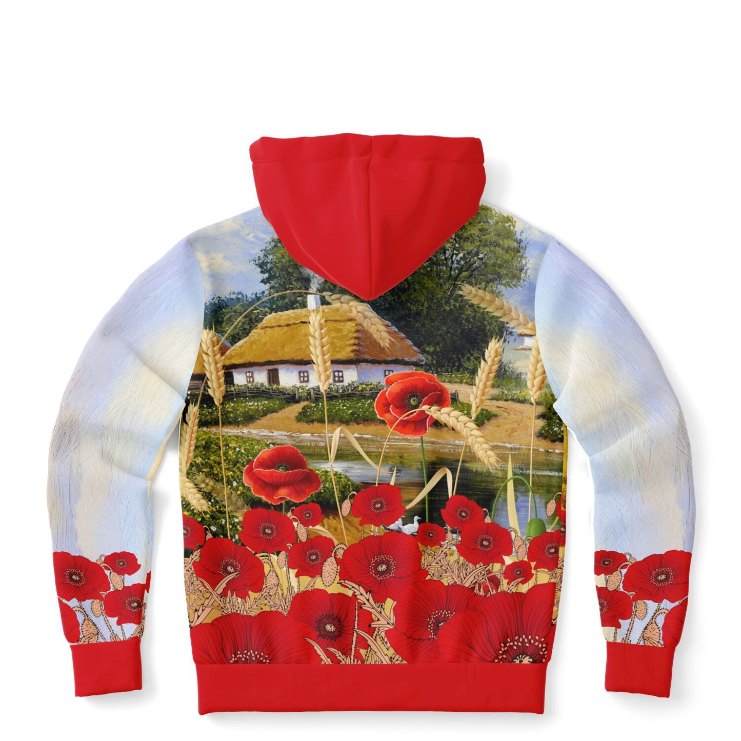 Ukraine Summer Village Zip Hoodie Unisex