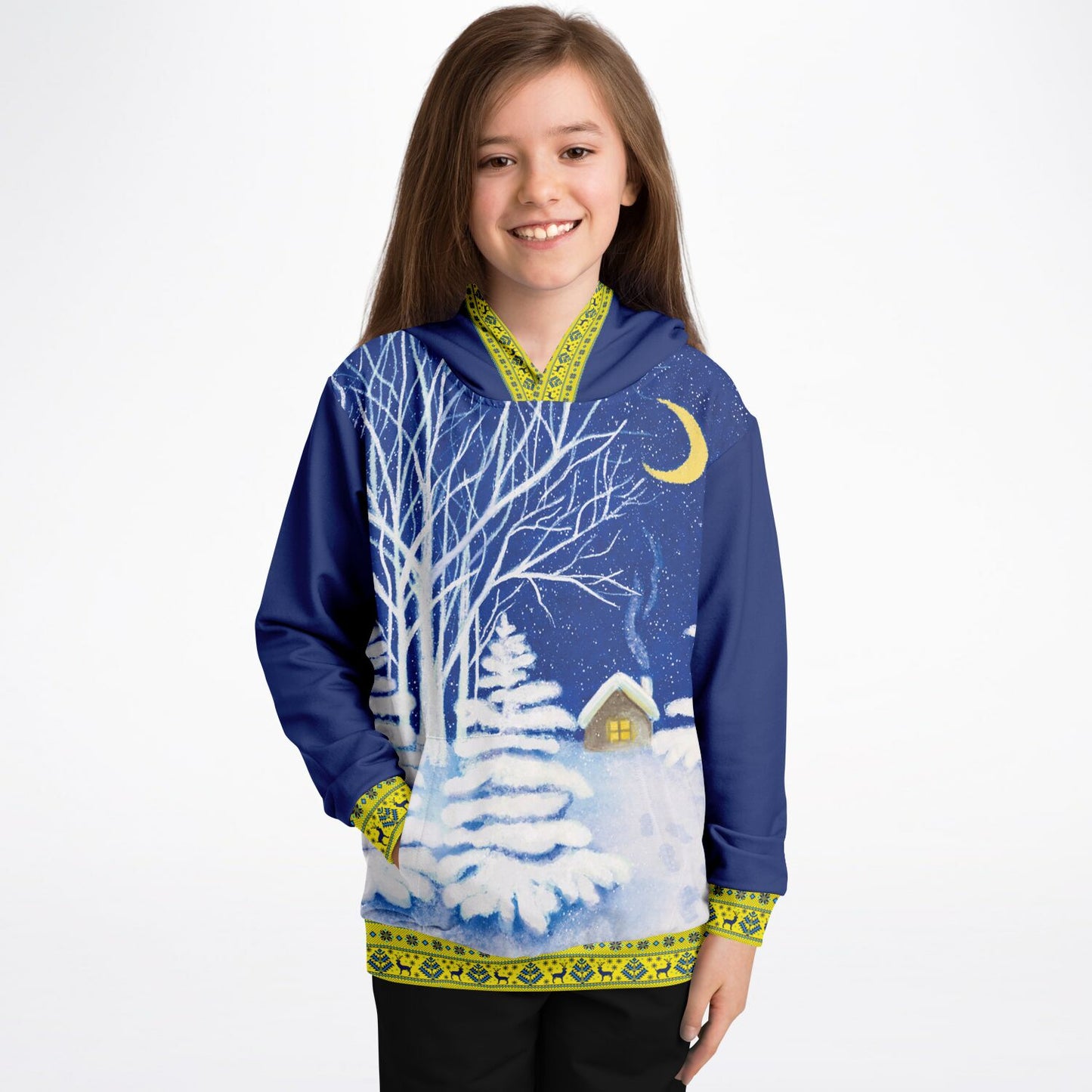 Winter Nights 3 in Ukraine Kids Hoodie