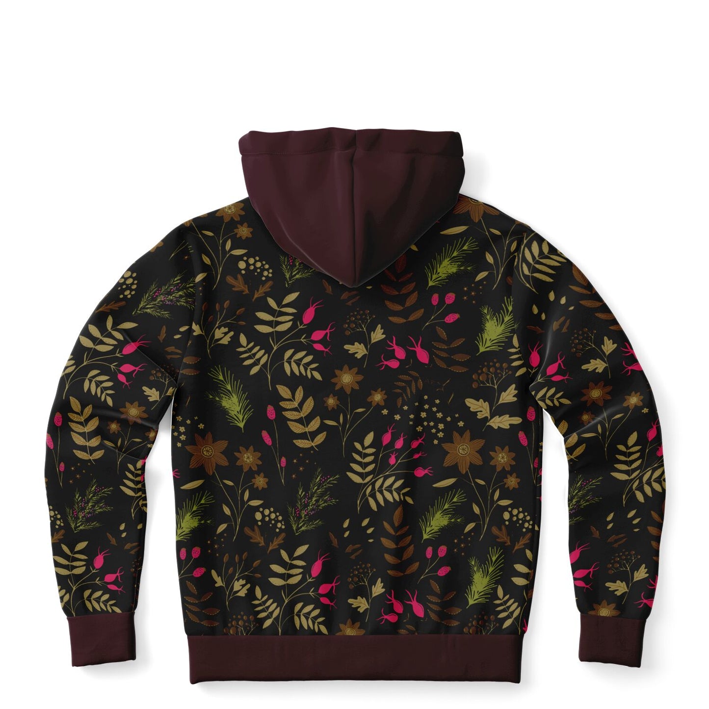 Anya's Dark Brown-Red Hedgehog Hoodie