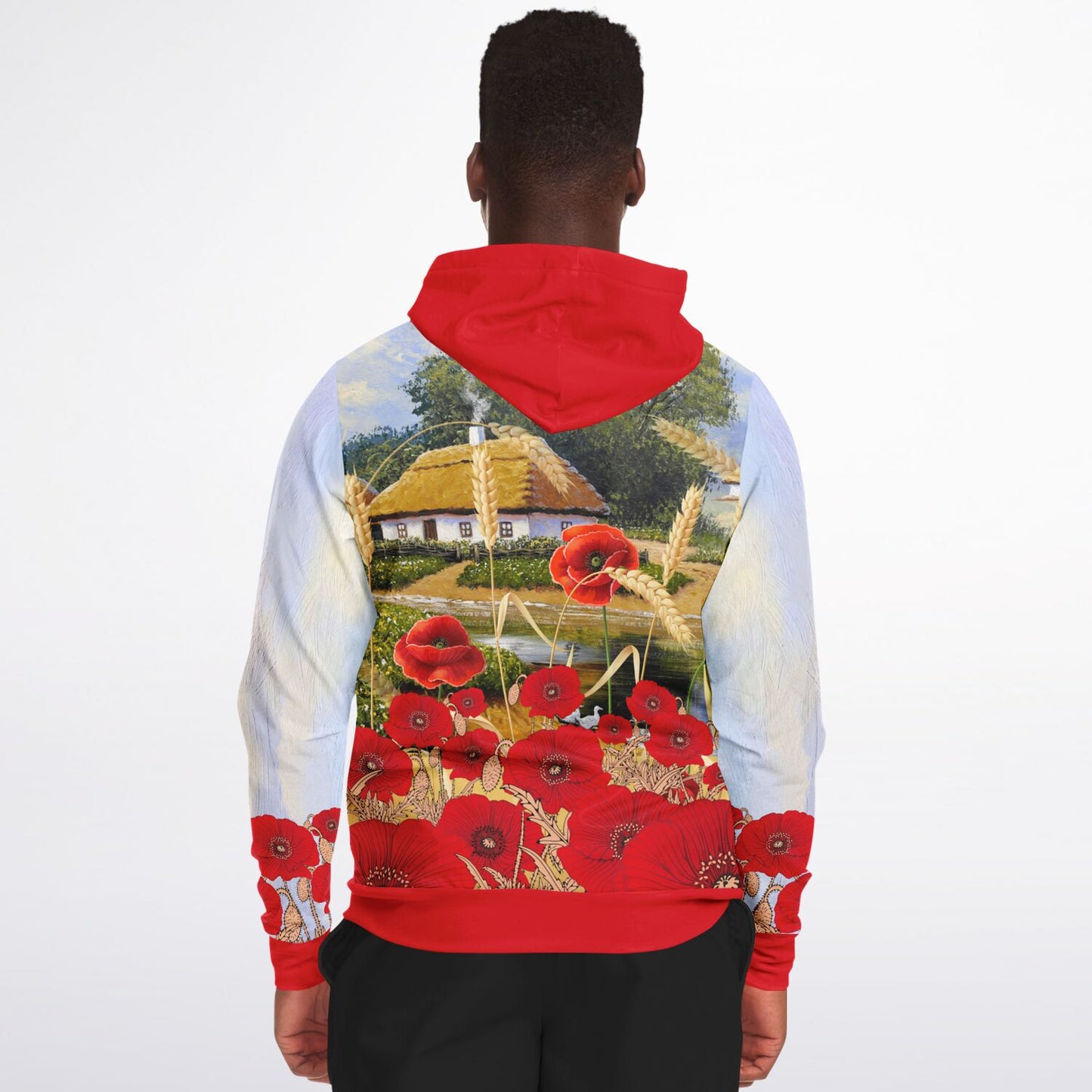 Ukraine Summer Village Zip Hoodie Unisex