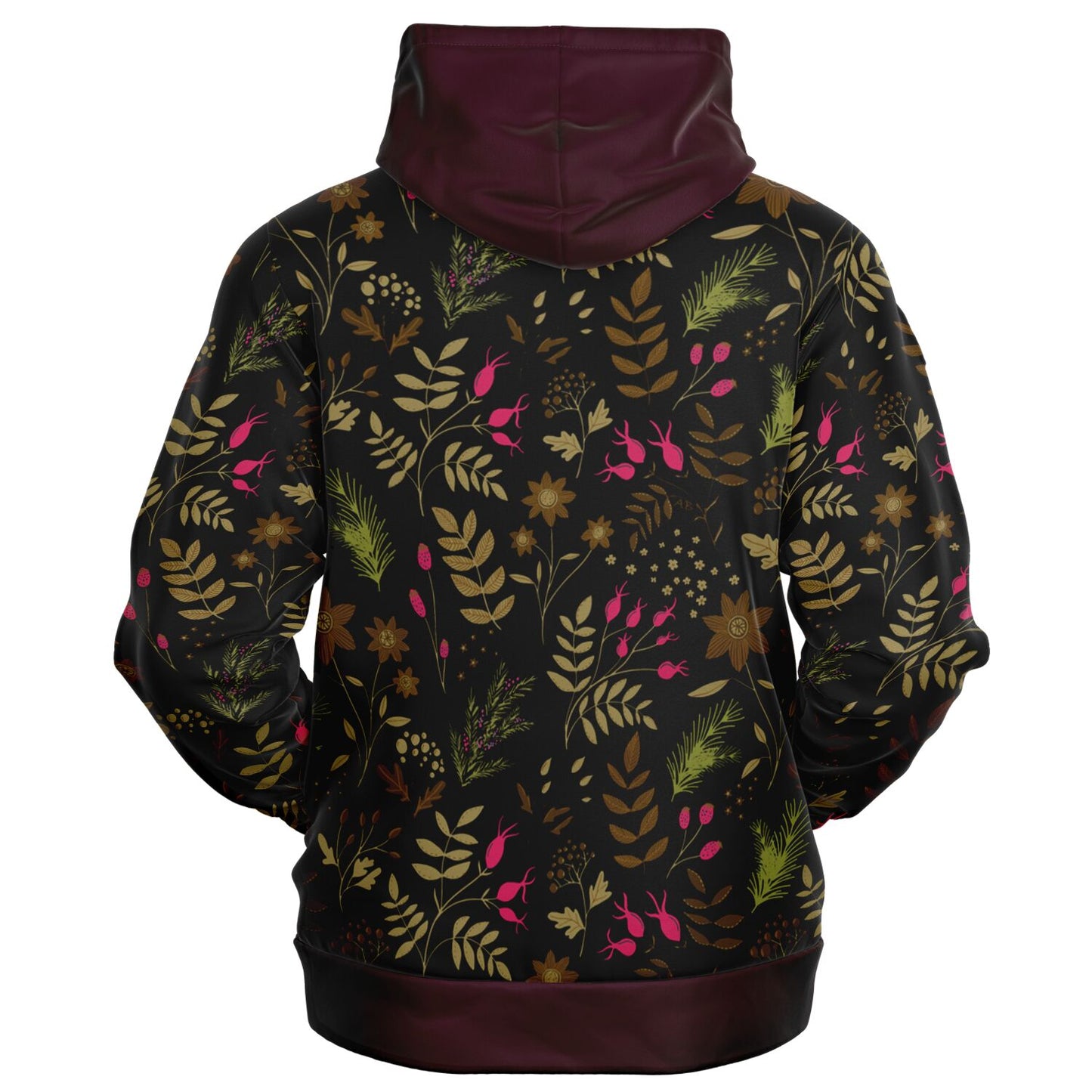 Anya's Dark Brown-Red Hedgehog Hoodie