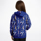Blue Gymnastics Girl Kids Hoodie
