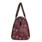 Dandelions Brow Red Travel Handbag (Small and Medium)