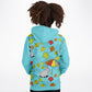 Blue Animals Kids Hoodie