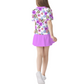 Summer Flowers 2 Girl's Short Dress