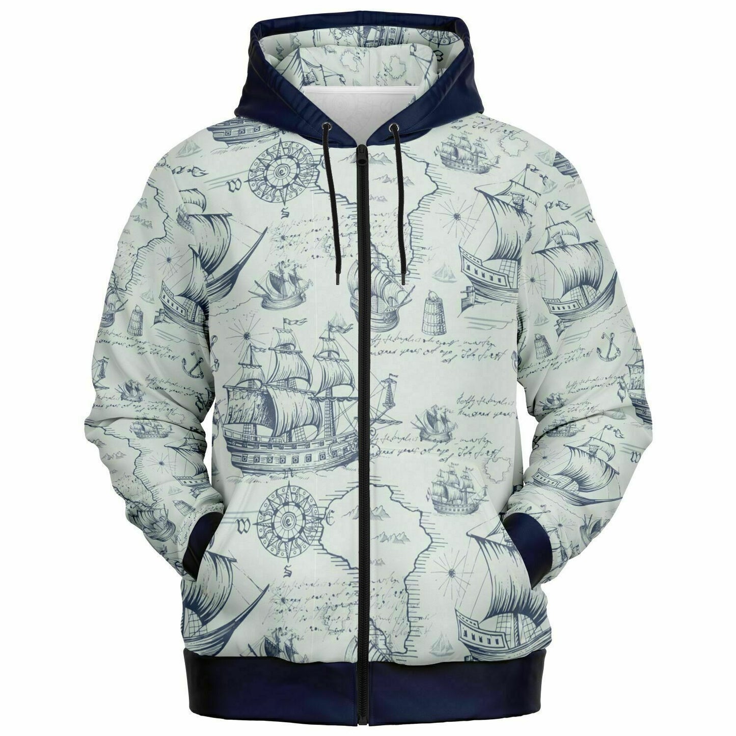 Ships 1 Zip Hoodie Unisex