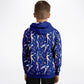 Blue Gymnastics Girl Kids Hoodie