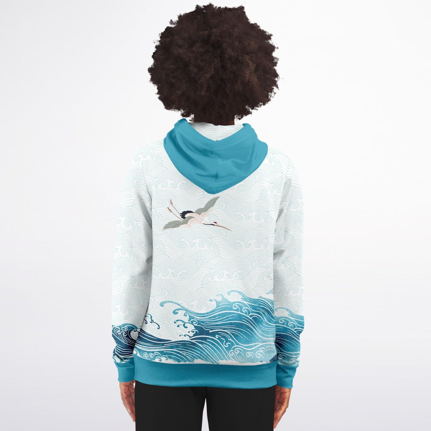 Waves & Cranes Zip Hoodie Unisex (3 variants)