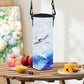 Waves & Cranes Vacuum Bottle Crossbody Bag (2 sizes)