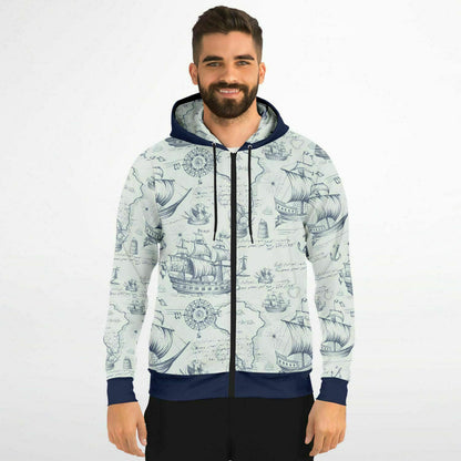 Ships 1 Zip Hoodie Unisex