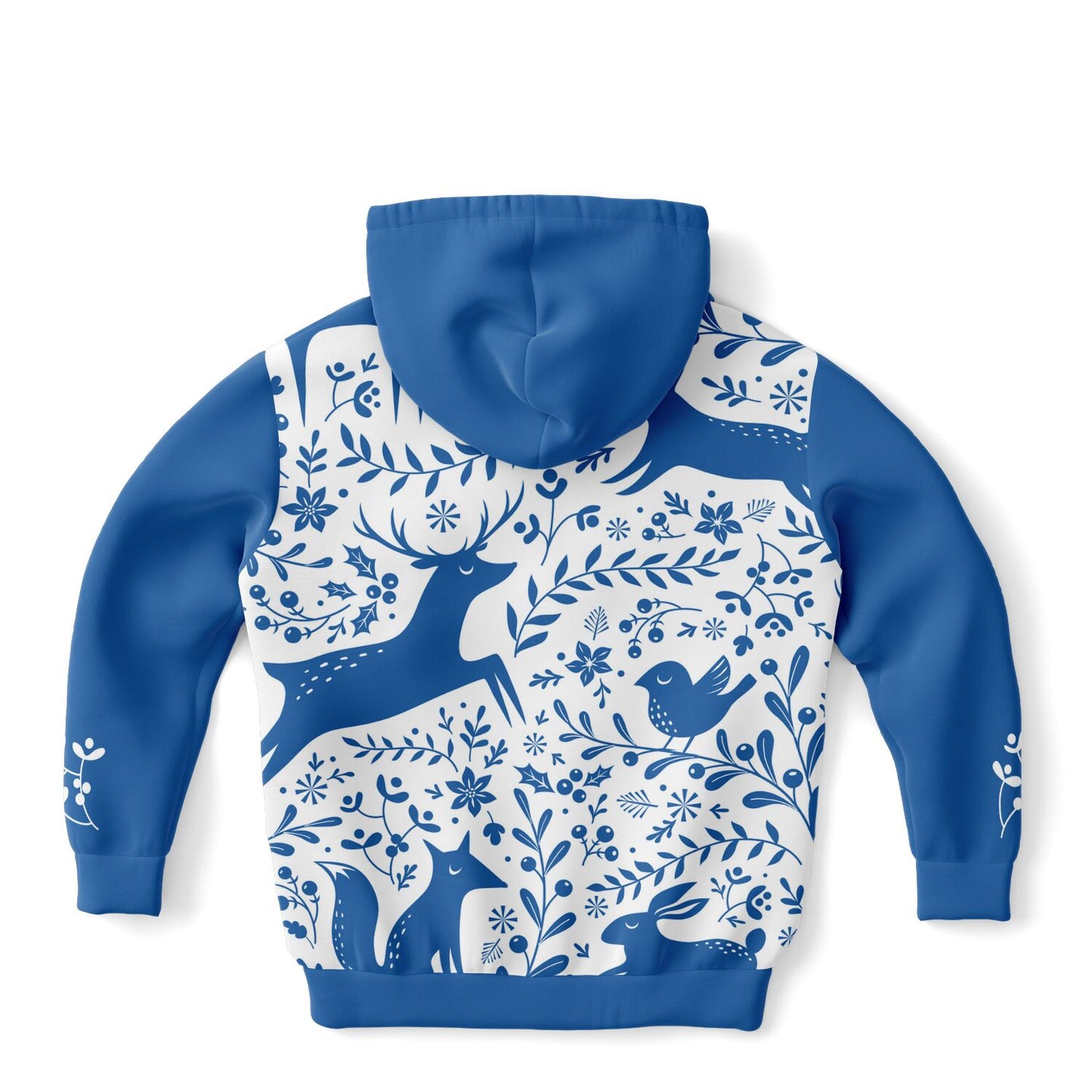 Blue Animals II Kids Hoodie