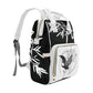 Bamboo and Crane Multipurpose Backpack/Diaper Bag