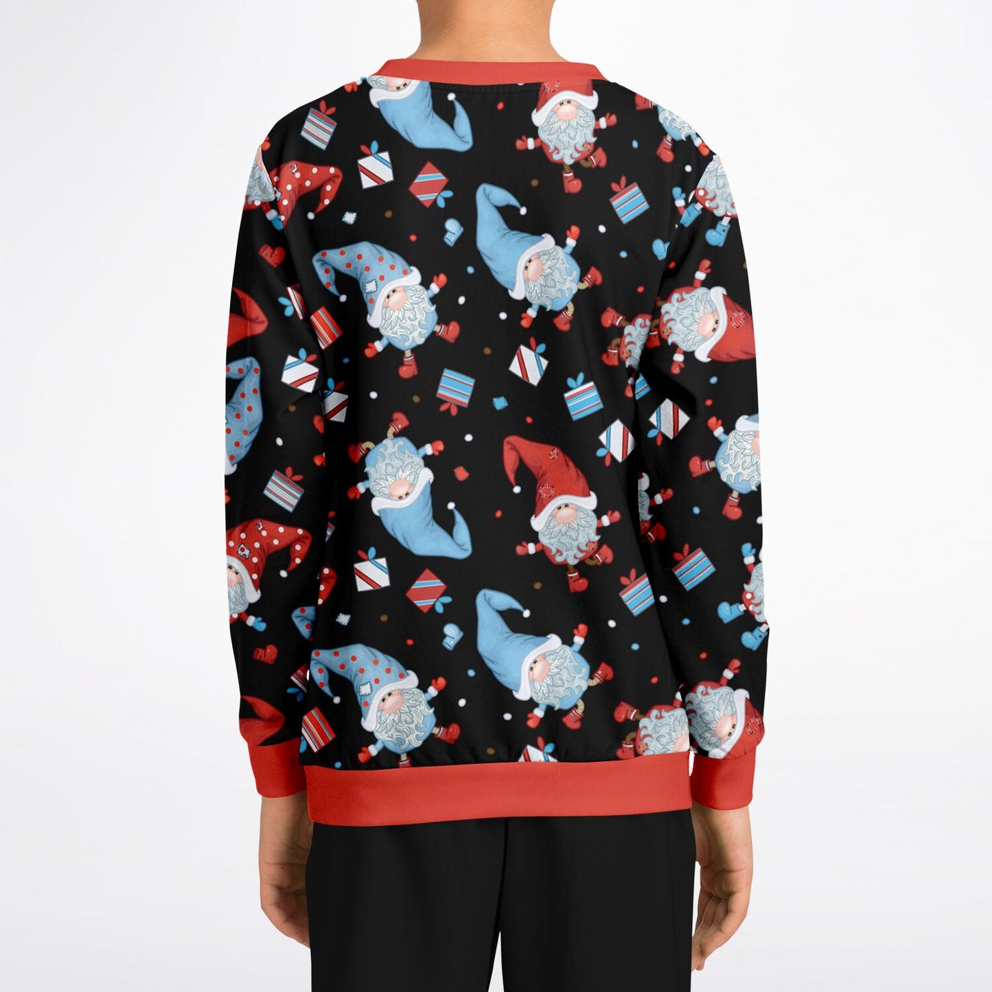 Black Winter Gnomes Kids Sweatshirt - 2 options