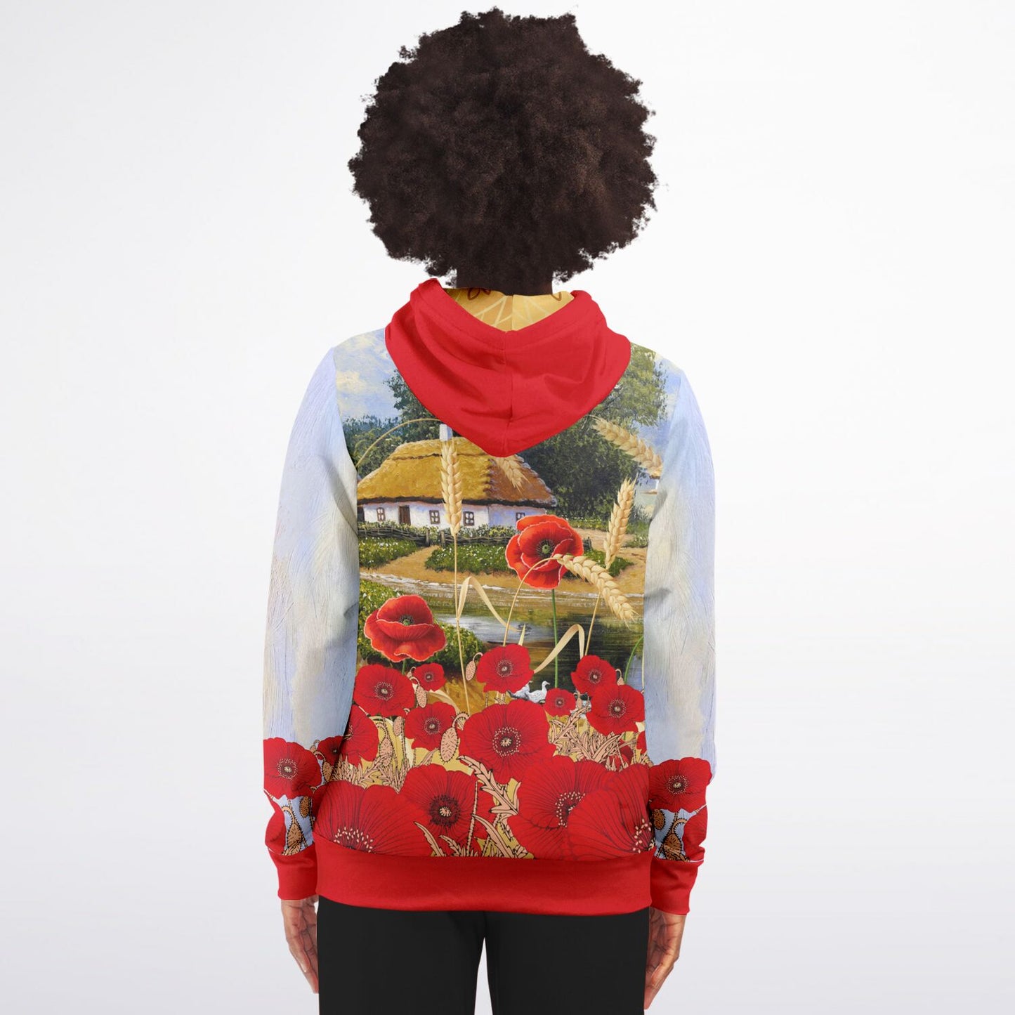 Ukraine Summer Village Zip Hoodie Unisex