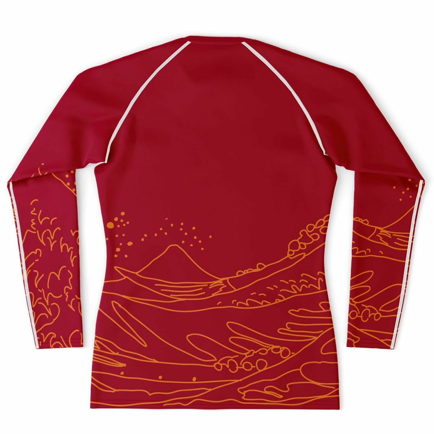 Waves Red Men's Rashguard