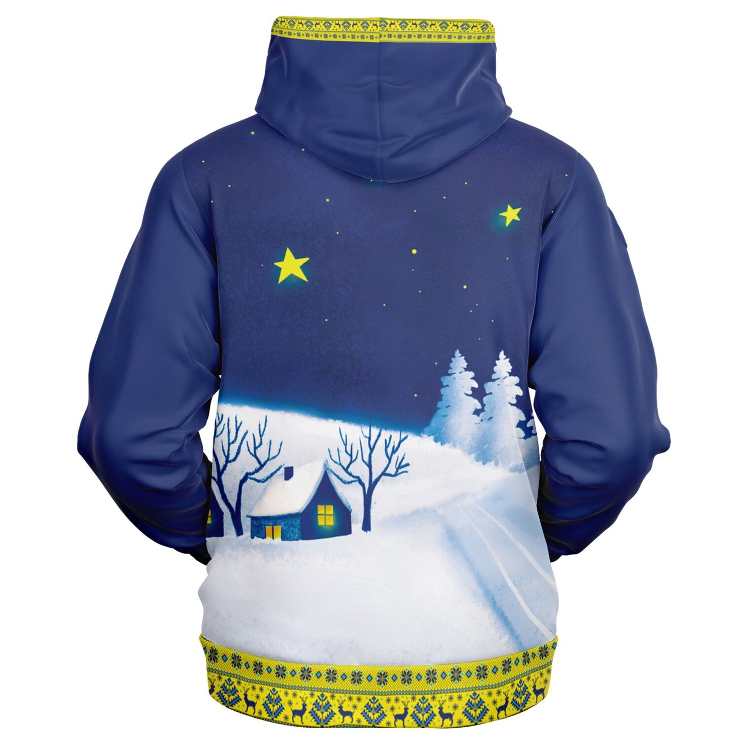 Winter Nights in Ukraine Zip Hoodie Unisex