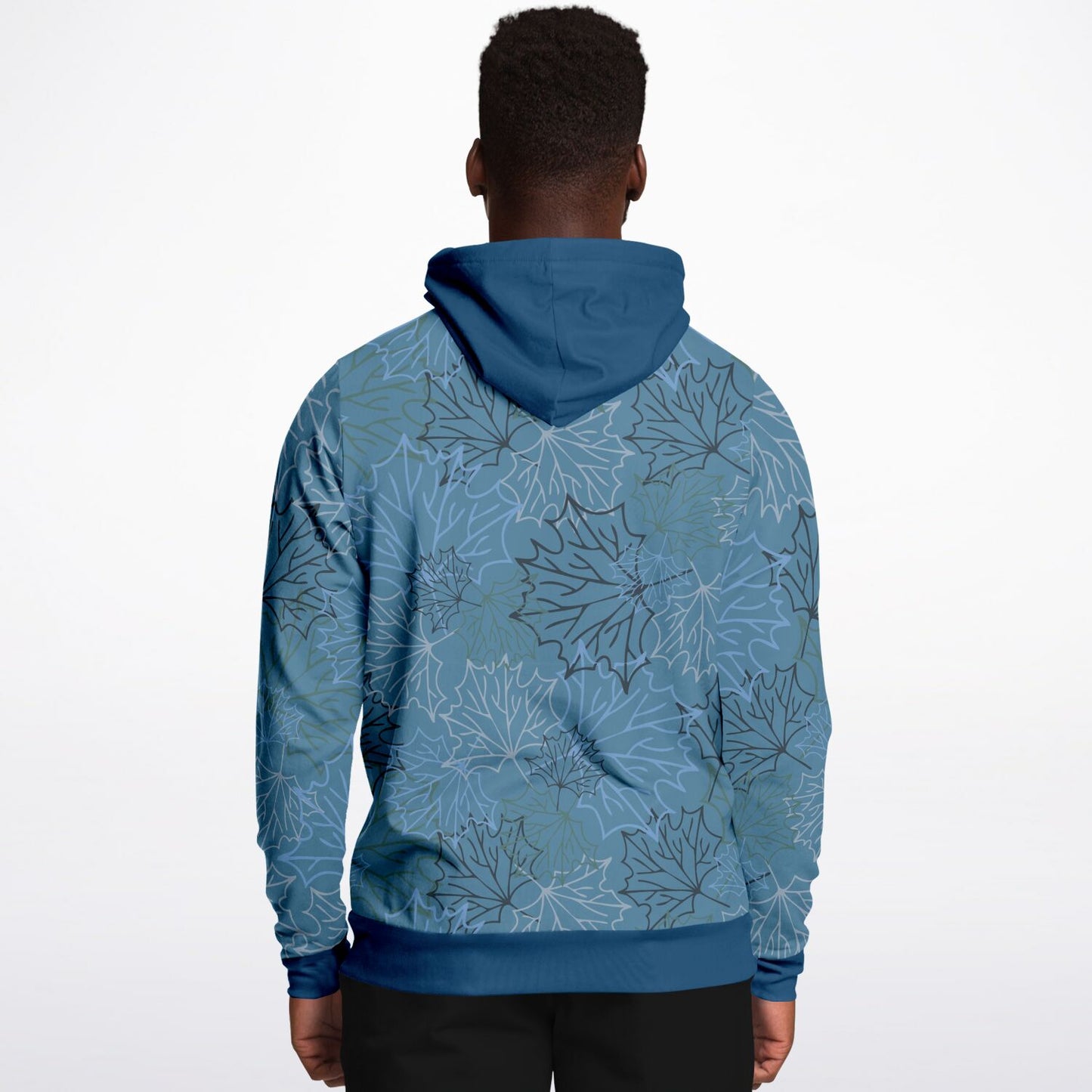 Blue Leaves Premium Hoodie Unisex