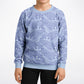 Waves Kids Poly Sweatshirt Light Blue