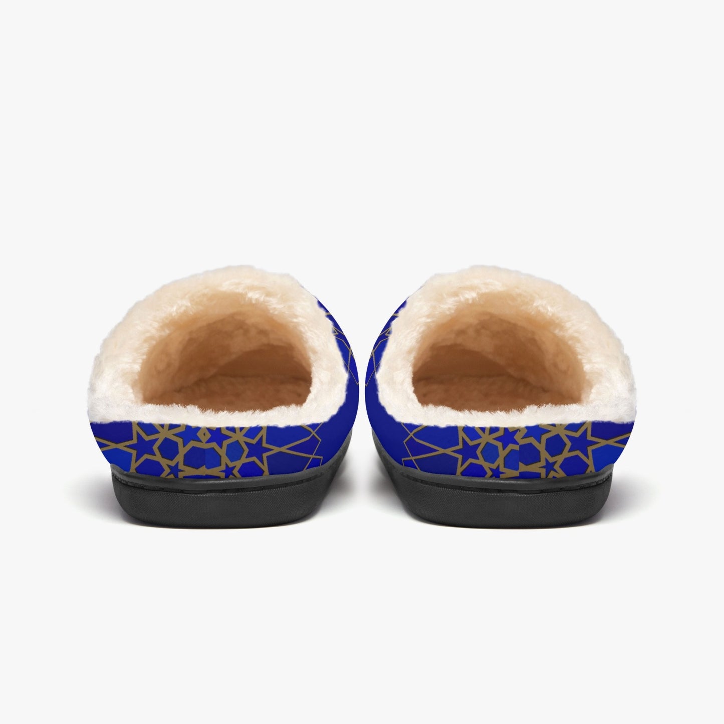 Blue Geometric Pattern 1Bedroom Slippers