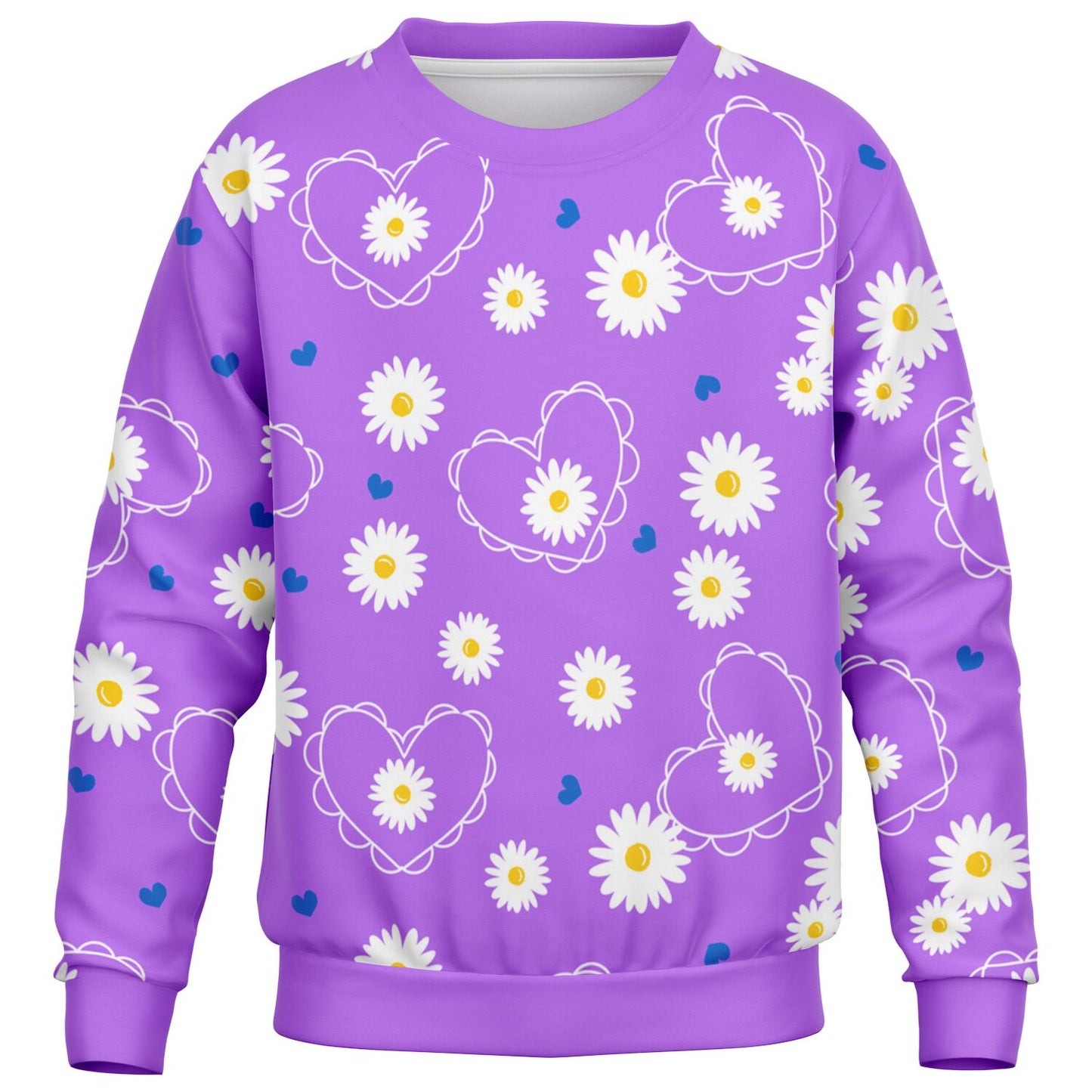 Daisies and Hearts Kids Sweatshirt