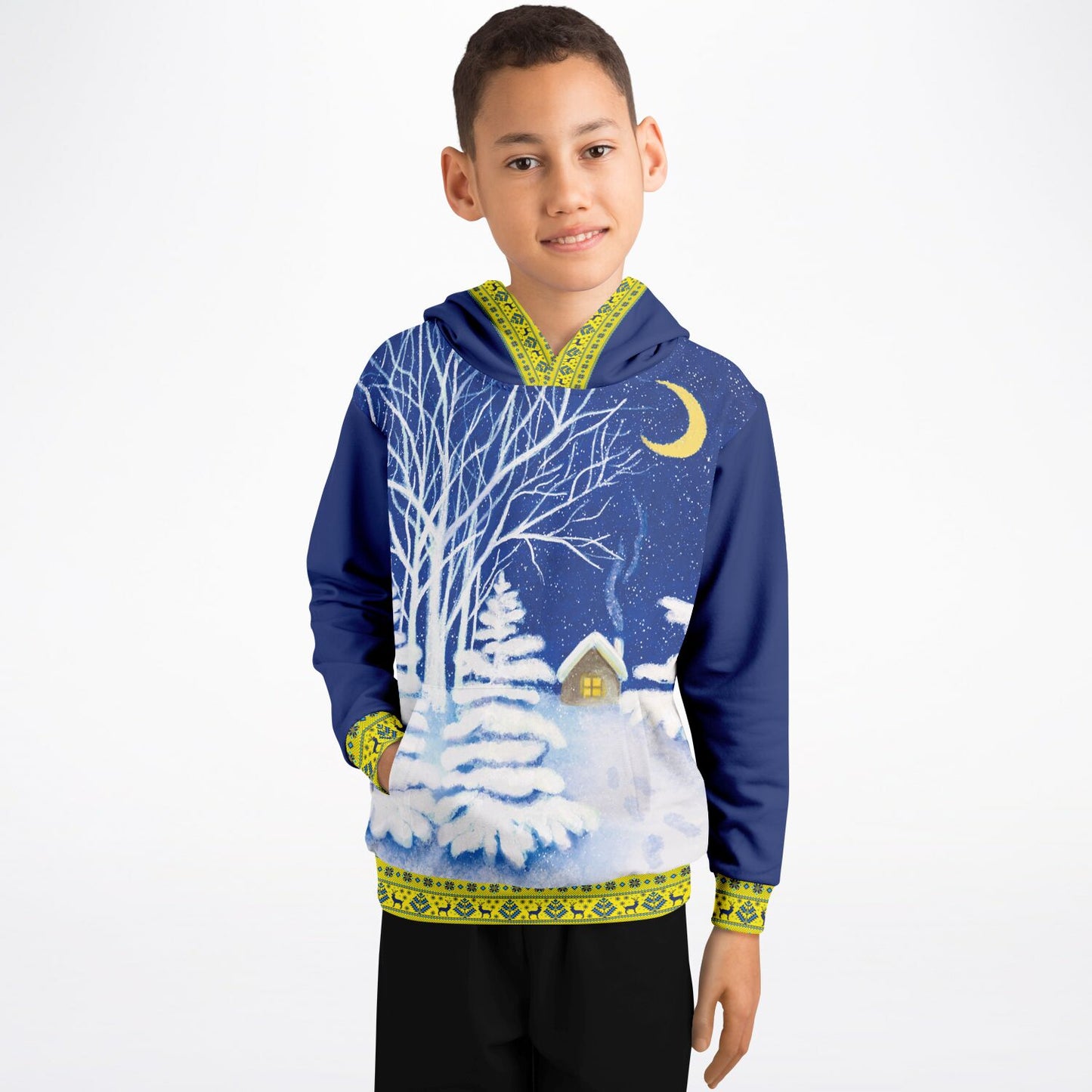 Winter Nights 3 in Ukraine Kids Hoodie
