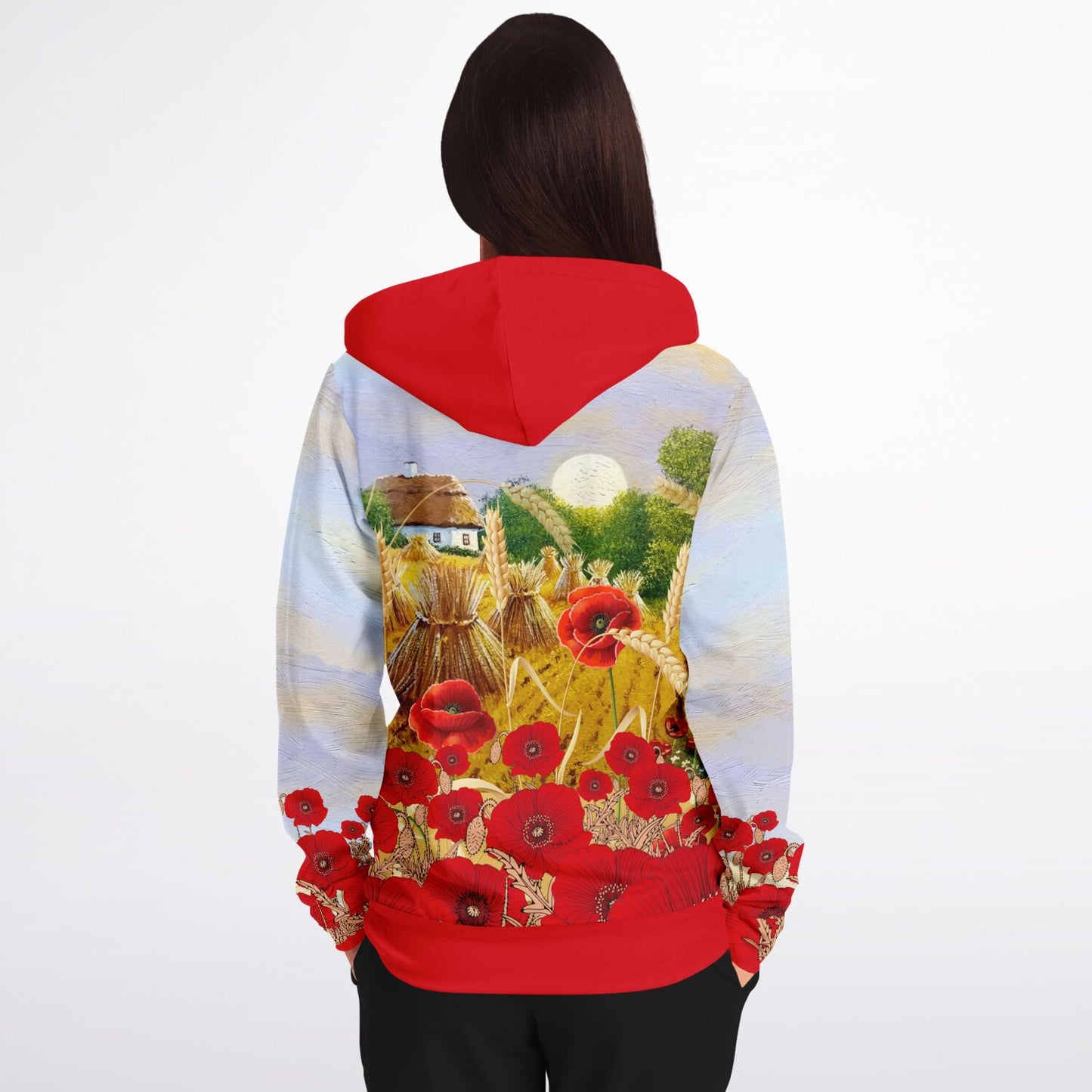 Ukraine Summer Village 1 Zip Hoodie Unisex
