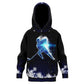 Dark Blue Hockey Kids Hoodie