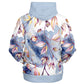 Blue Leaves Zip Hoodie - original