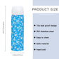 Asian Flowers Travel Tumbler (354ml/12oz) | Stainless Steel 304 - blue