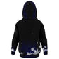 Dark Blue Hockey Kids Hoodie