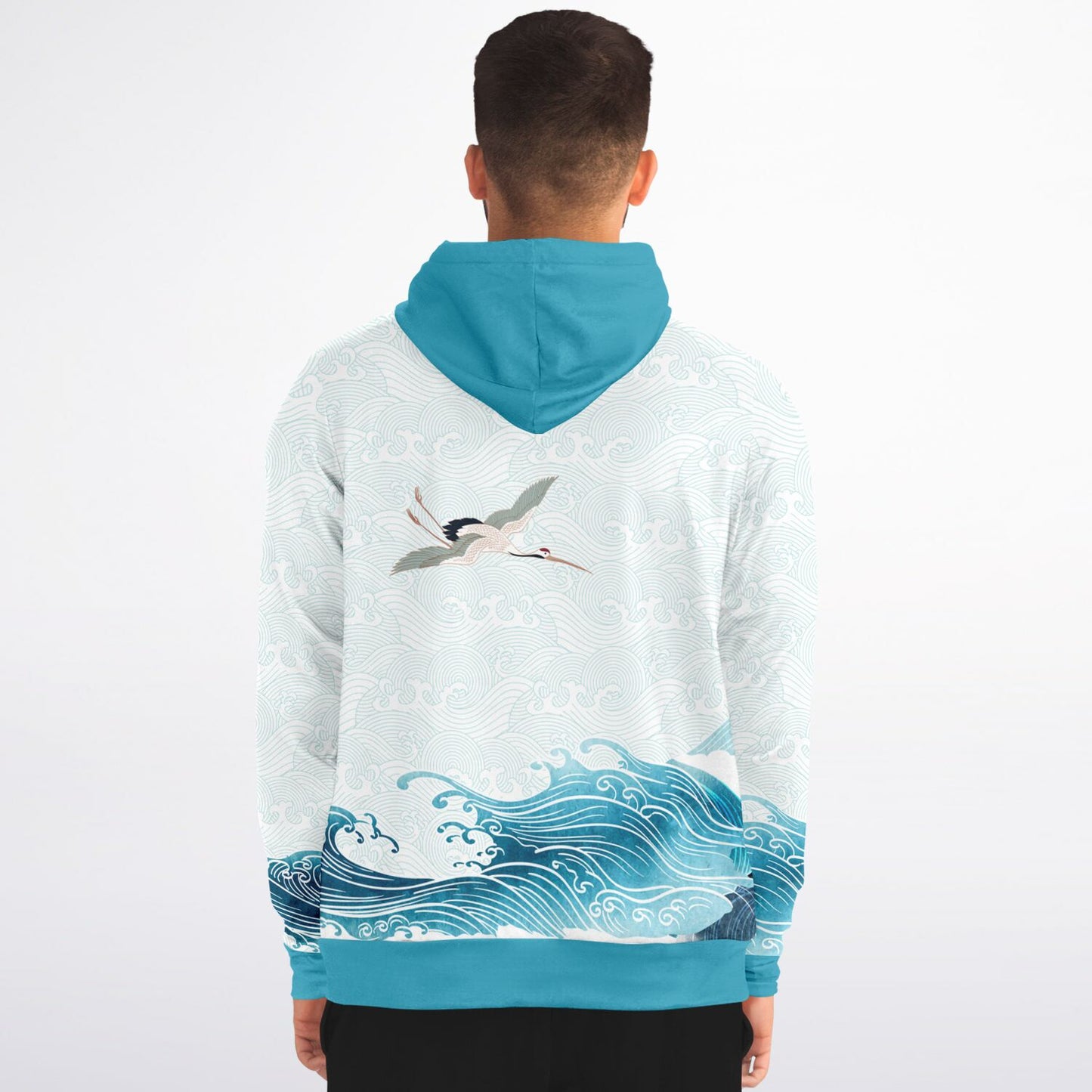 Waves & Cranes Zip Hoodie Unisex (3 variants)