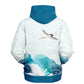 Waves & Cranes Pullover Hoodie Unisex (3 variants)