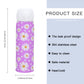 Daisies Travel Tumbler (354ml/12oz) | Stainless Steel 304 - pink