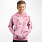 Pink Butterflies Kids Hoodie