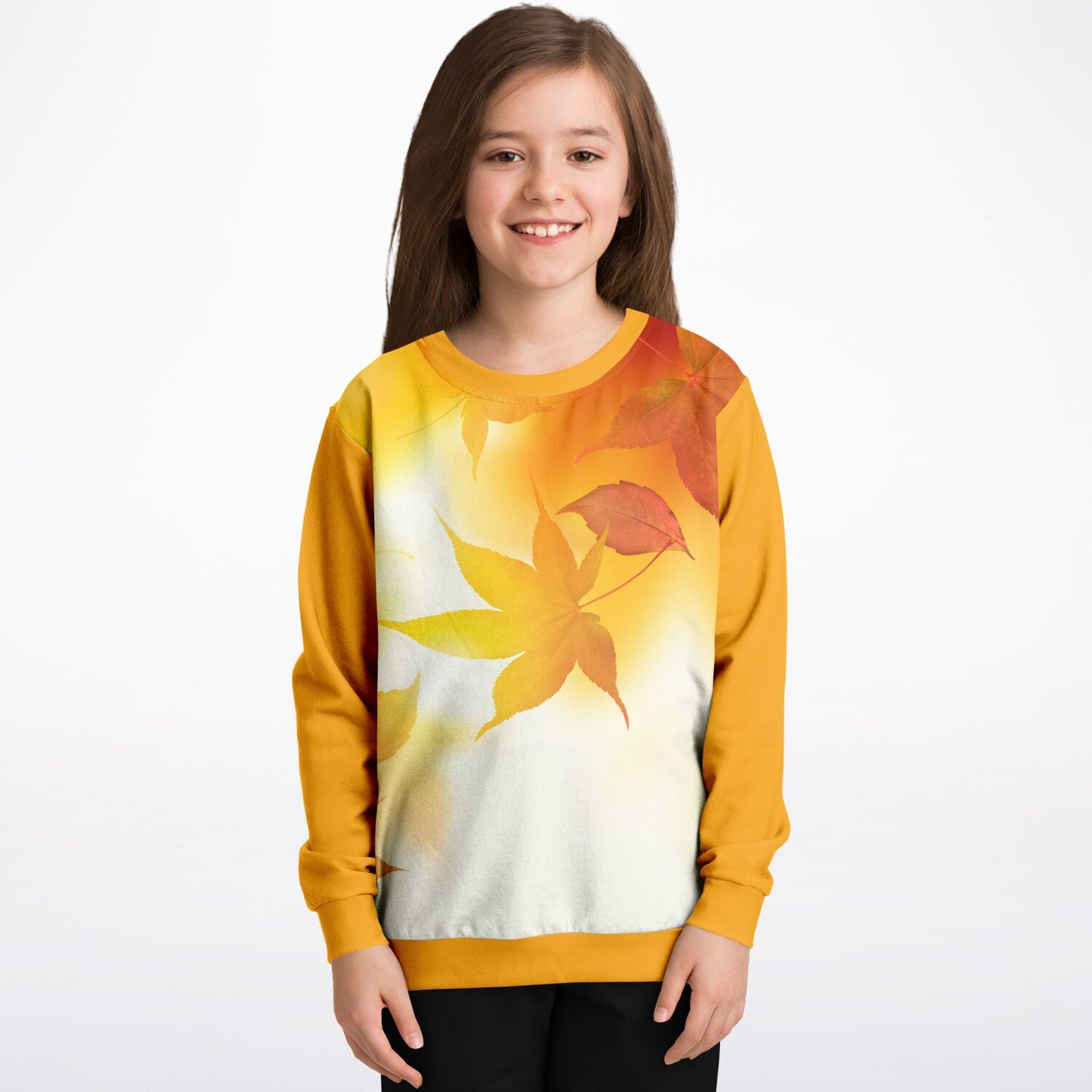 Fall Leaves Kids Sweatshirt