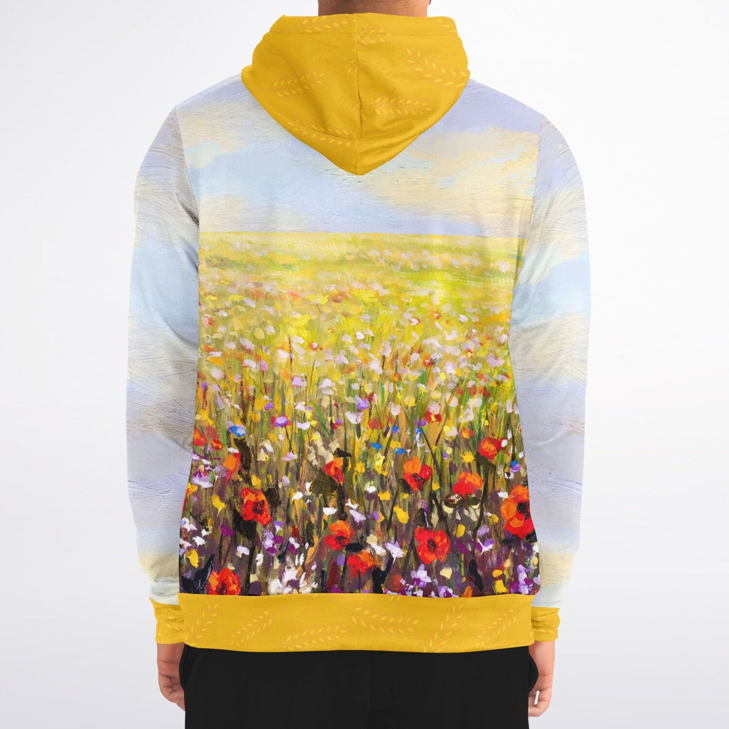 Ukraine Summer Village Zip Hoodie