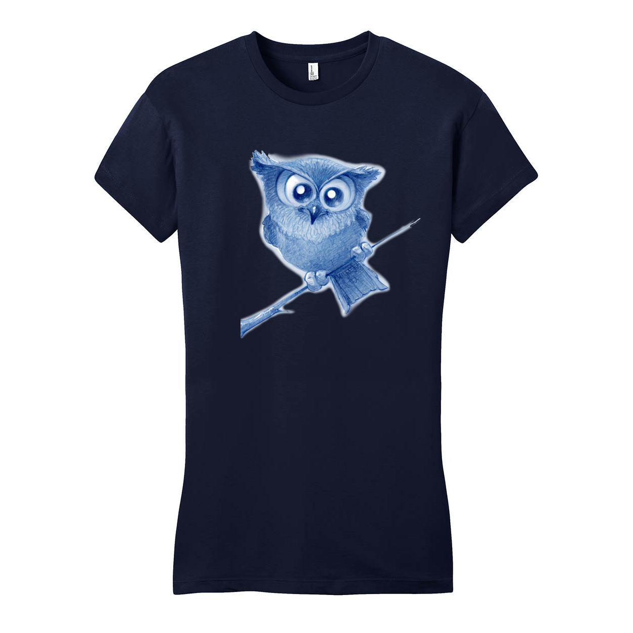 Blue Owl Women Fitted T-Shirt