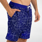 Math 2 Blue Men's Board Shorts