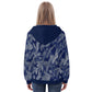 Dark Blue Spruce Women's  Zip Hoodie