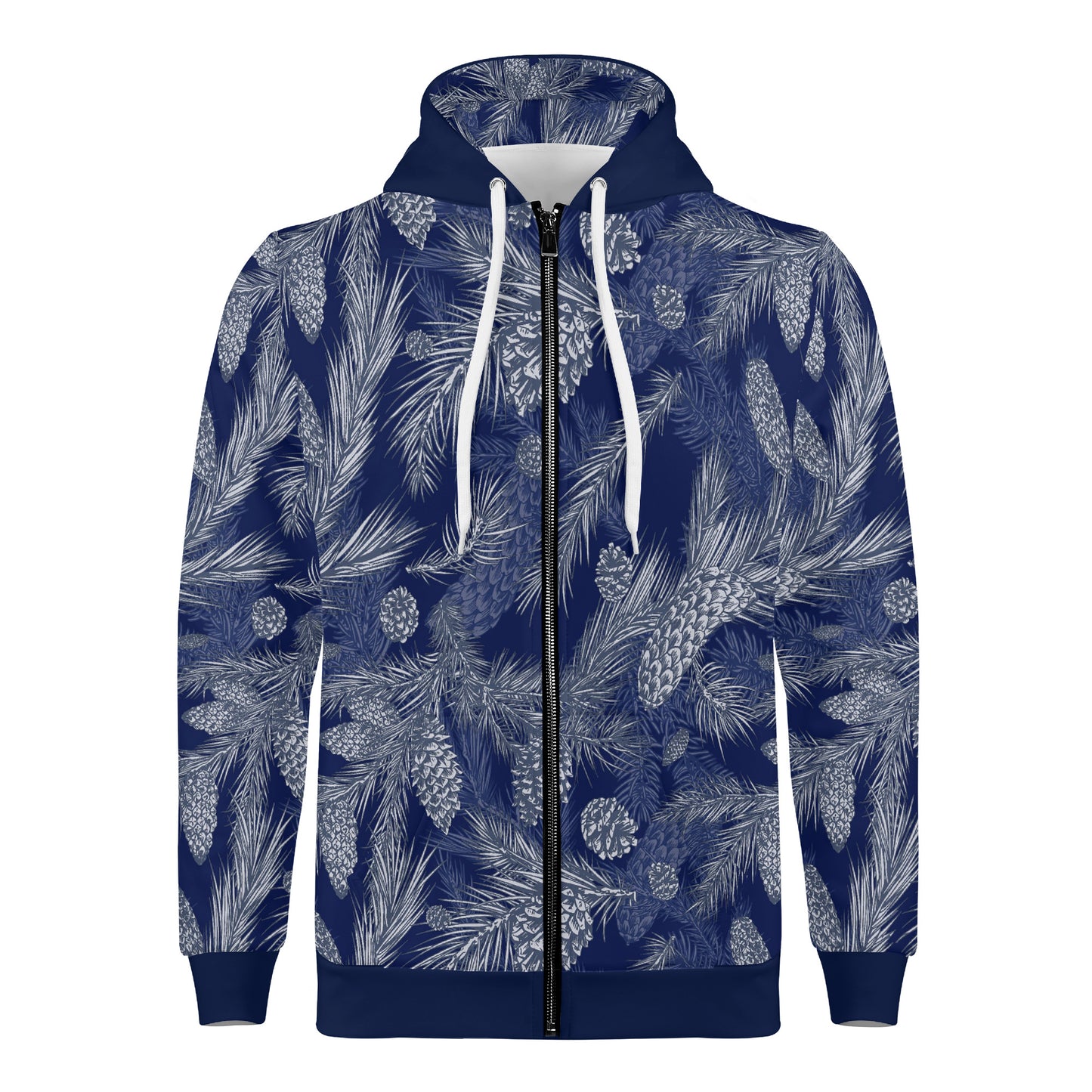 Dark Blue Spruce Women's  Zip Hoodie