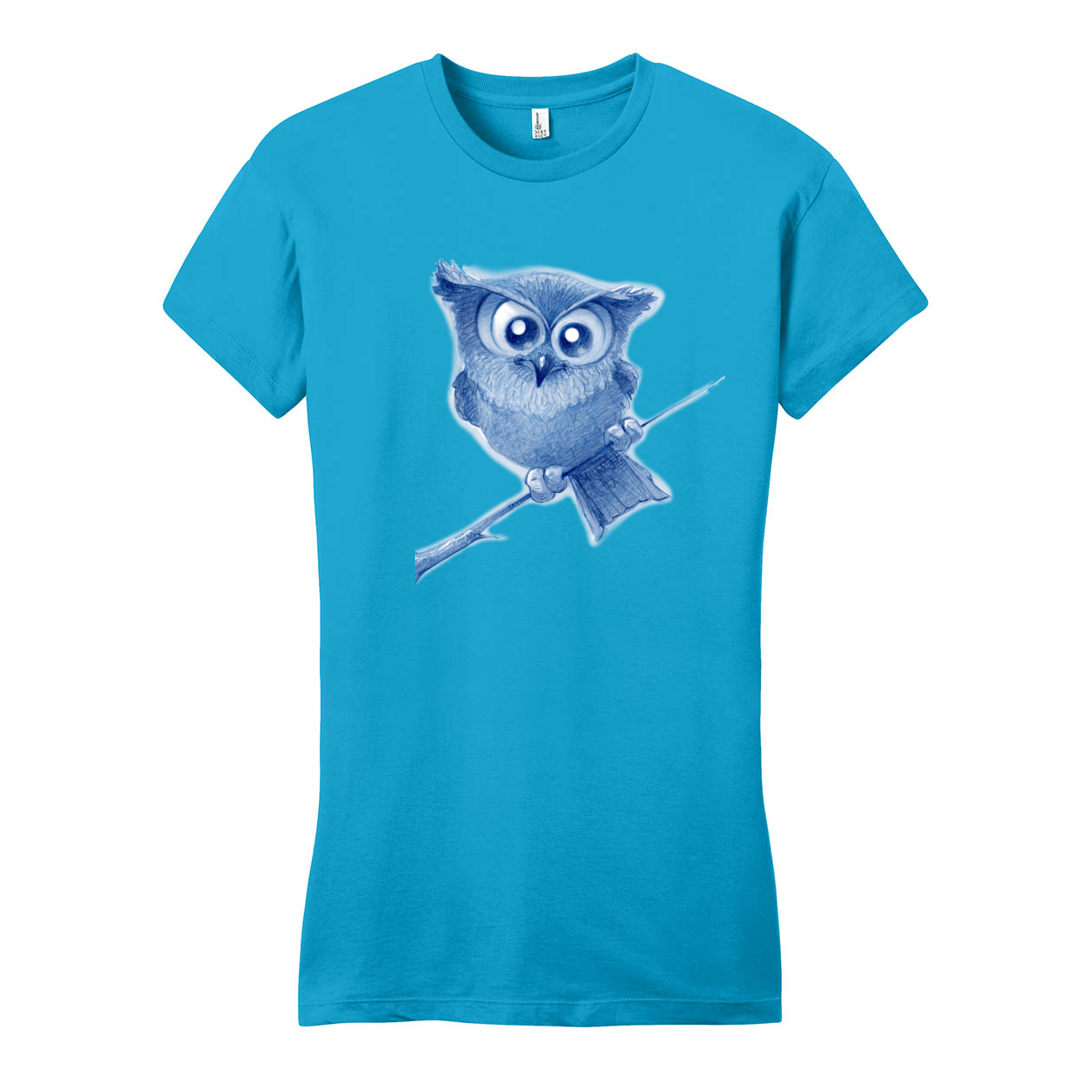 Blue Owl Women Fitted T-Shirt