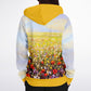 Ukraine Summer Village Zip Hoodie