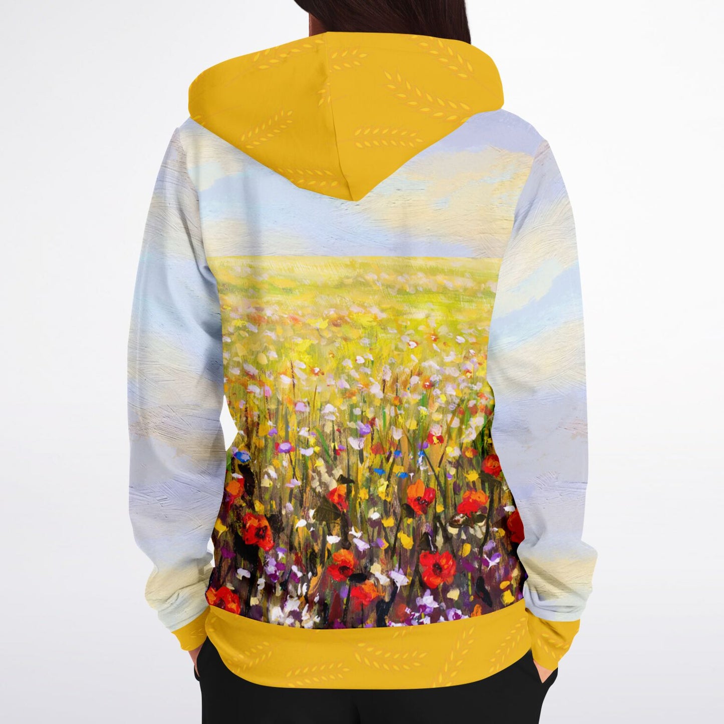 Ukraine Summer Village Zip Hoodie