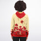 Ukraine Poppies Zip Hoodie